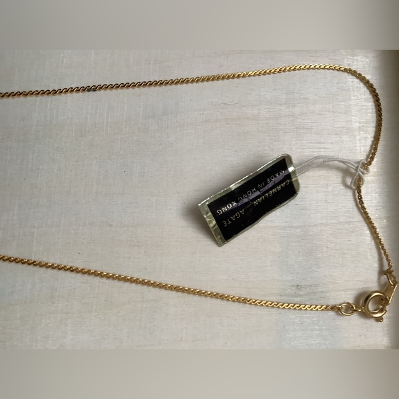 new Vintage genuine tiger eye bar minimalist pendant necklace - Picture 11 of 11